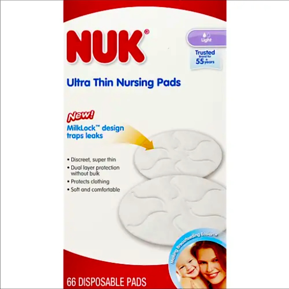 NUK Ultra Thin Nursing Pads, 66 Disposable Pads New!